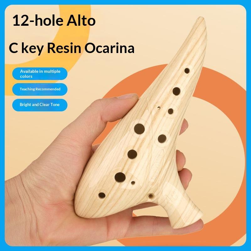 Musical Instrument Qin - New#12 Hole Ocarina Instrument Ocarinas Alto