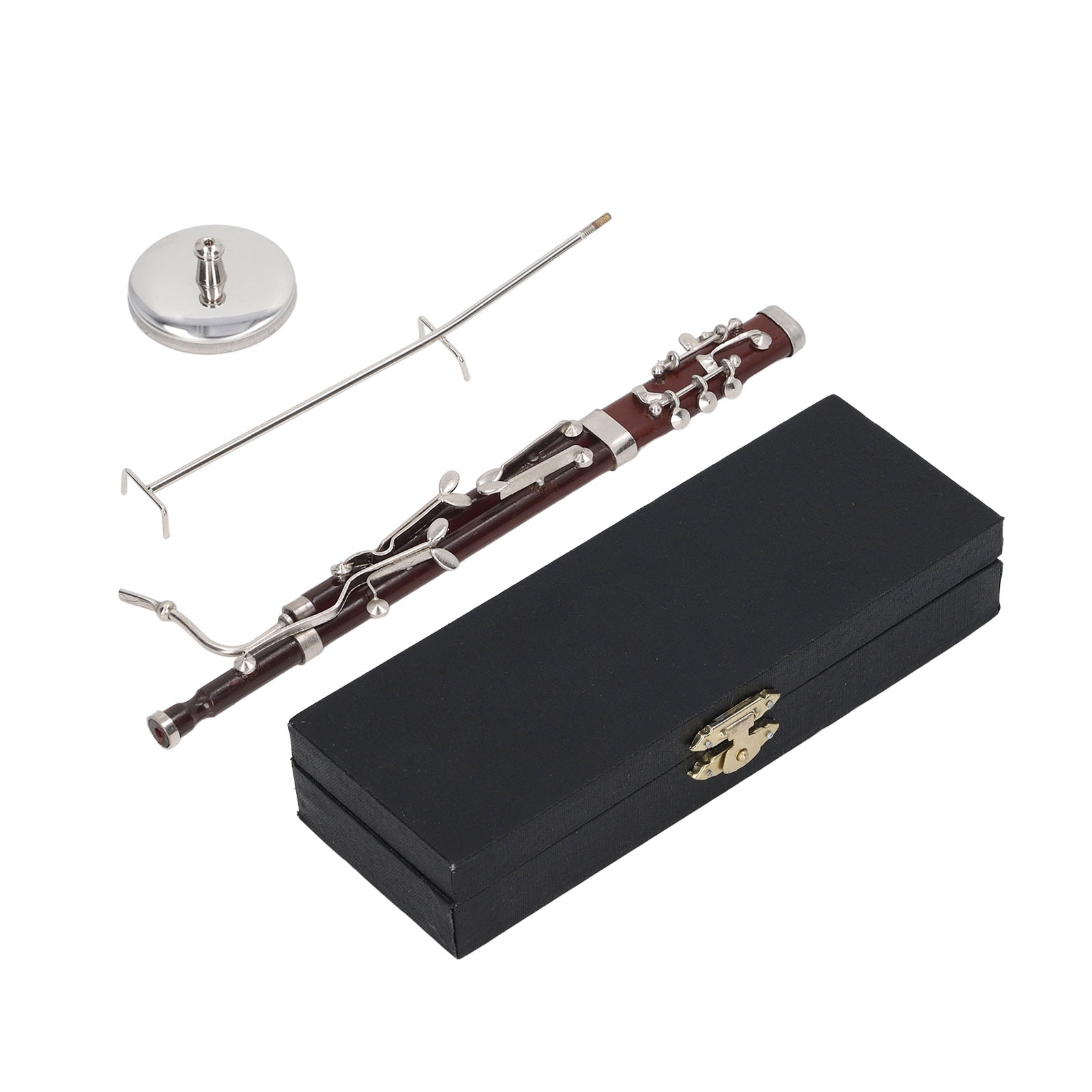 Musical Instrument ____ - Miniature Bassoon Replica with Stand and