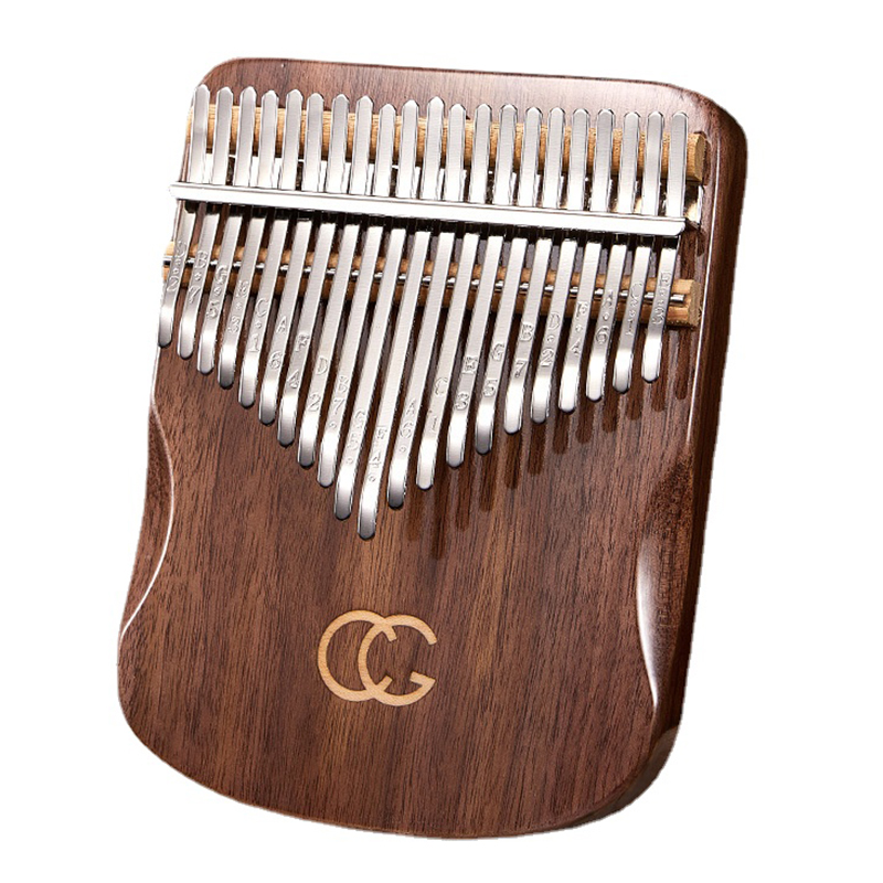 A Musical Instrument With Keys - 17 21 Key Thumb Piano Kalimba