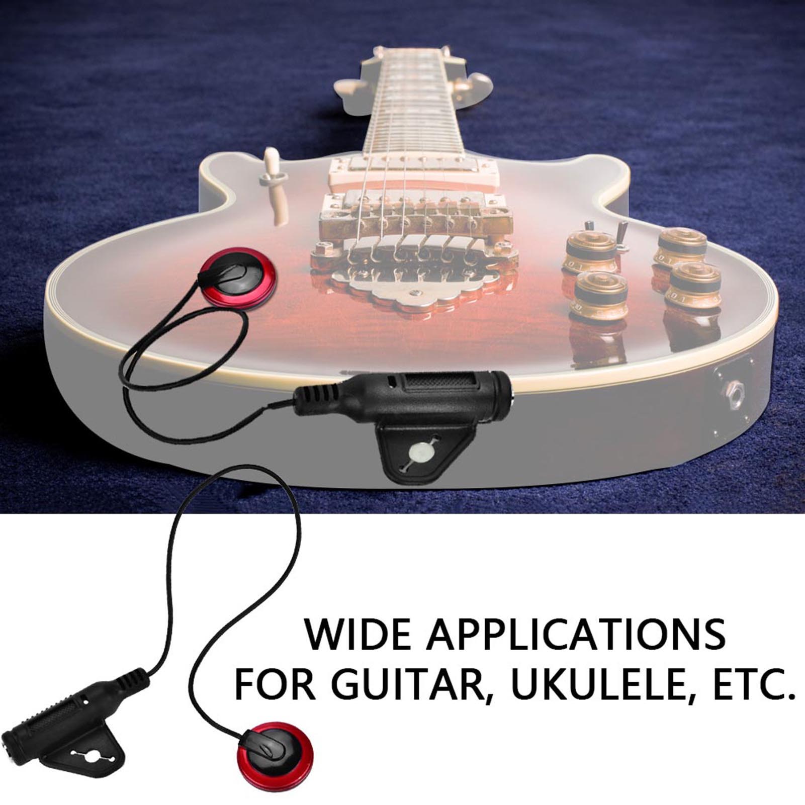 Piezo Contact Microphone Picku - Musical Instrument Ukulele 评论和价格