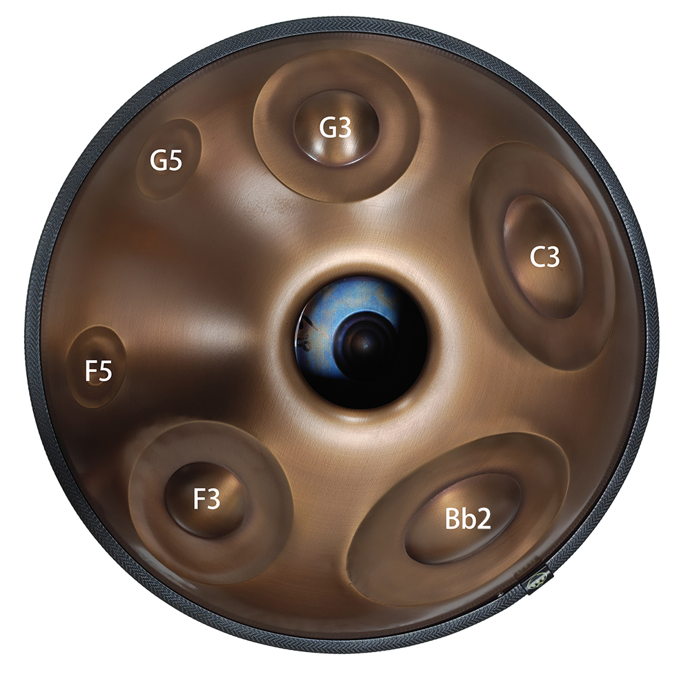 18 Notes Handpan Drum，in D Min - Musical Instrument Handpan 评论和价格