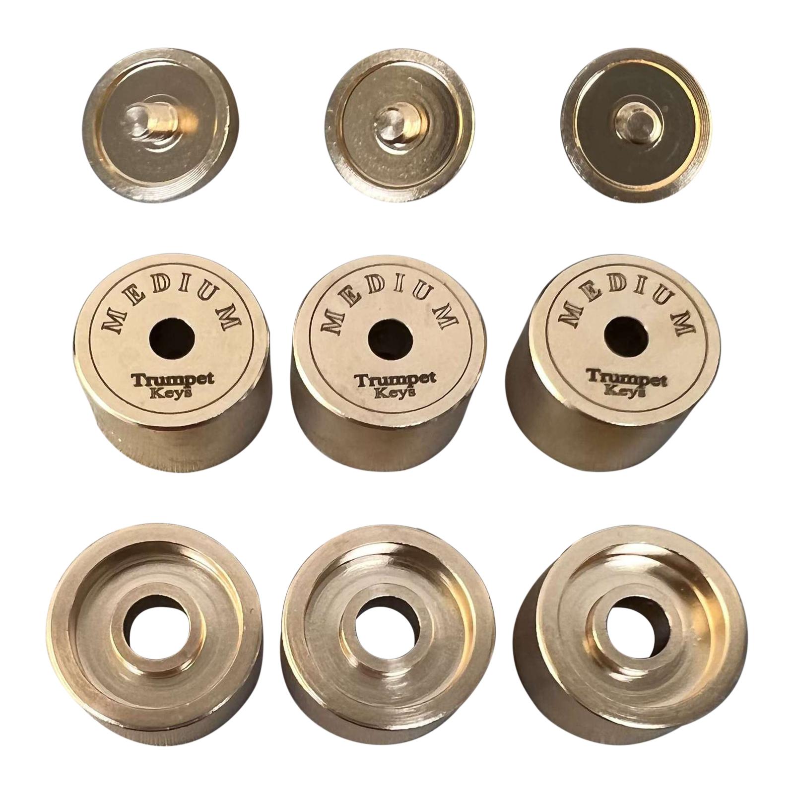 9Pcs Trumpets Valve Caps Wind  - Musical Instrument Repairs 评论和价格