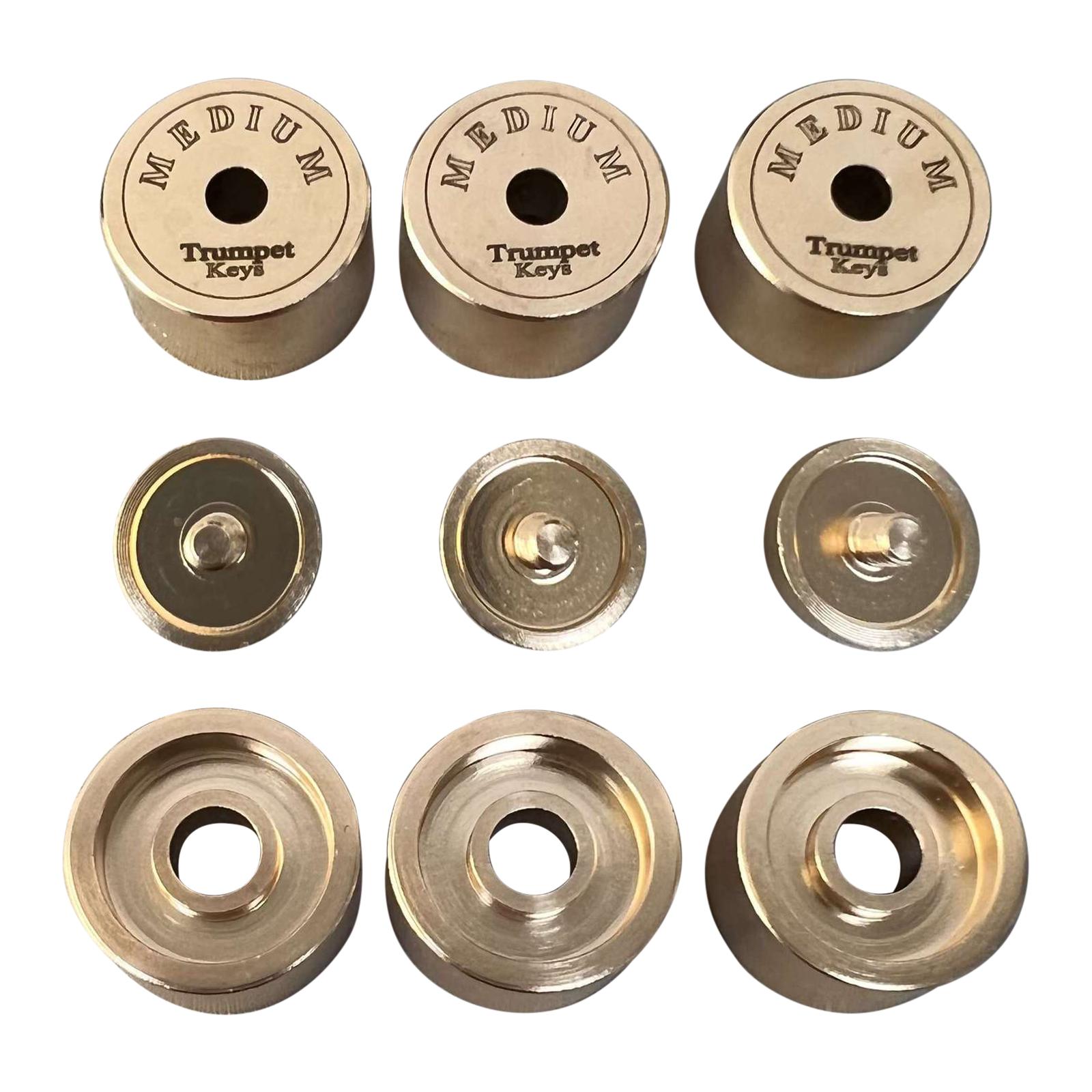 9Pcs Trumpets Valve Caps Wind  - Musical Instrument Repairs 评论和价格