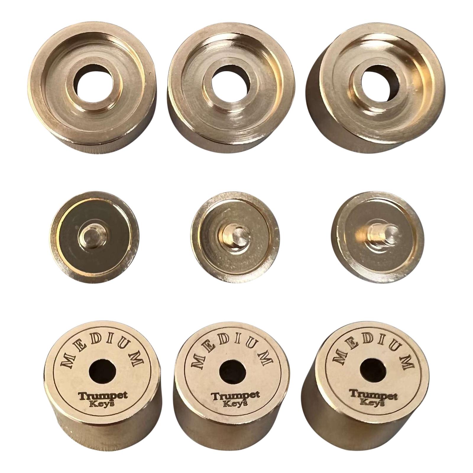 9Pcs Trumpets Valve Caps Wind  - Musical Instrument Repairs 评论和价格