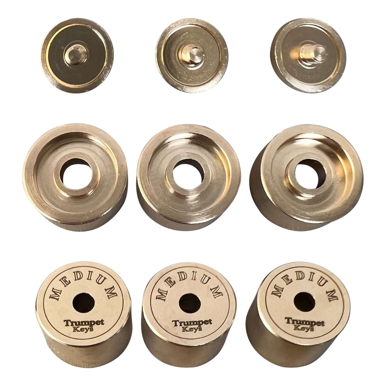 9Pcs Trumpets Valve Caps Wind  - Musical Instrument Repairs 评论和价格