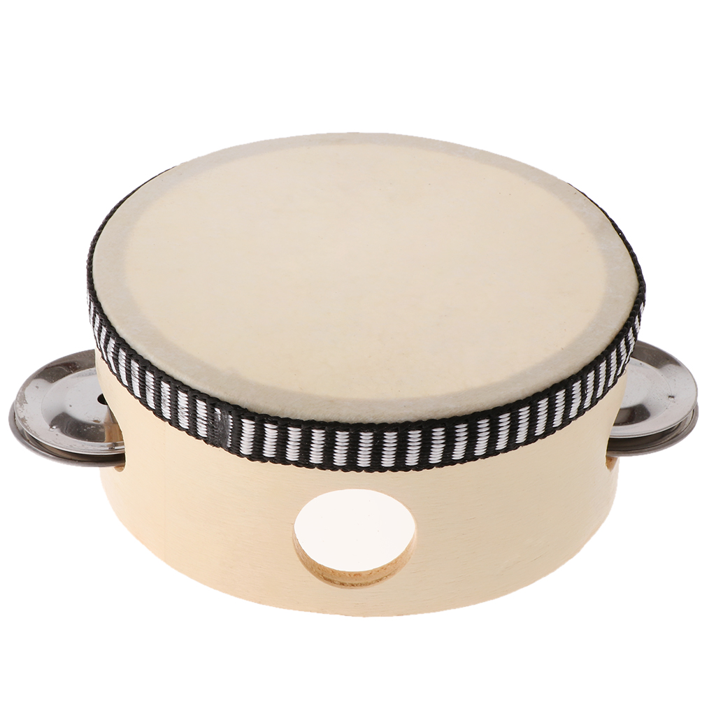 Wooden Musical Tambourine Beat - Musical Instrument With Hand 评论和价格