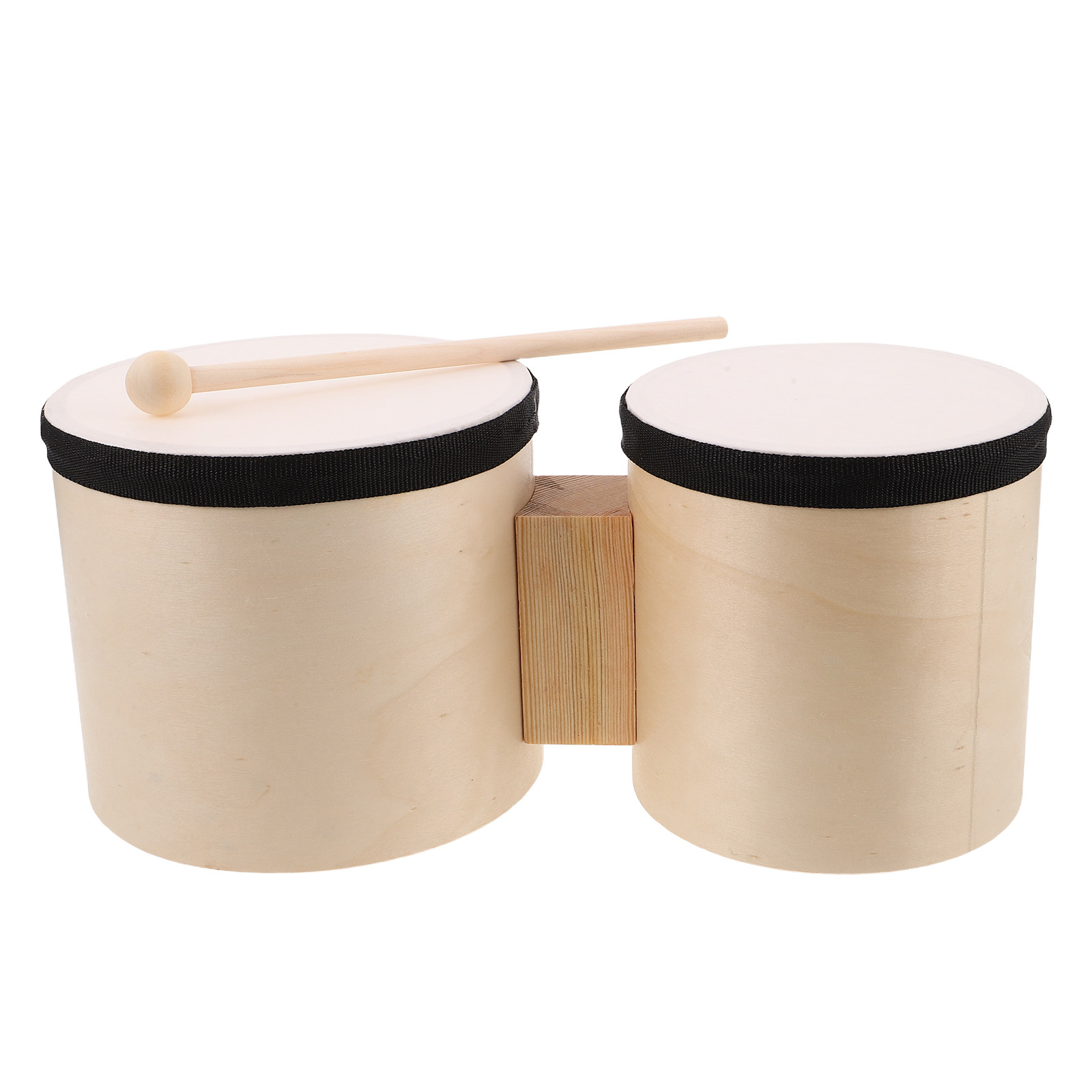 1Sets Entry Level Bongos Woode - Musical Instrument With Hand 评论和价格