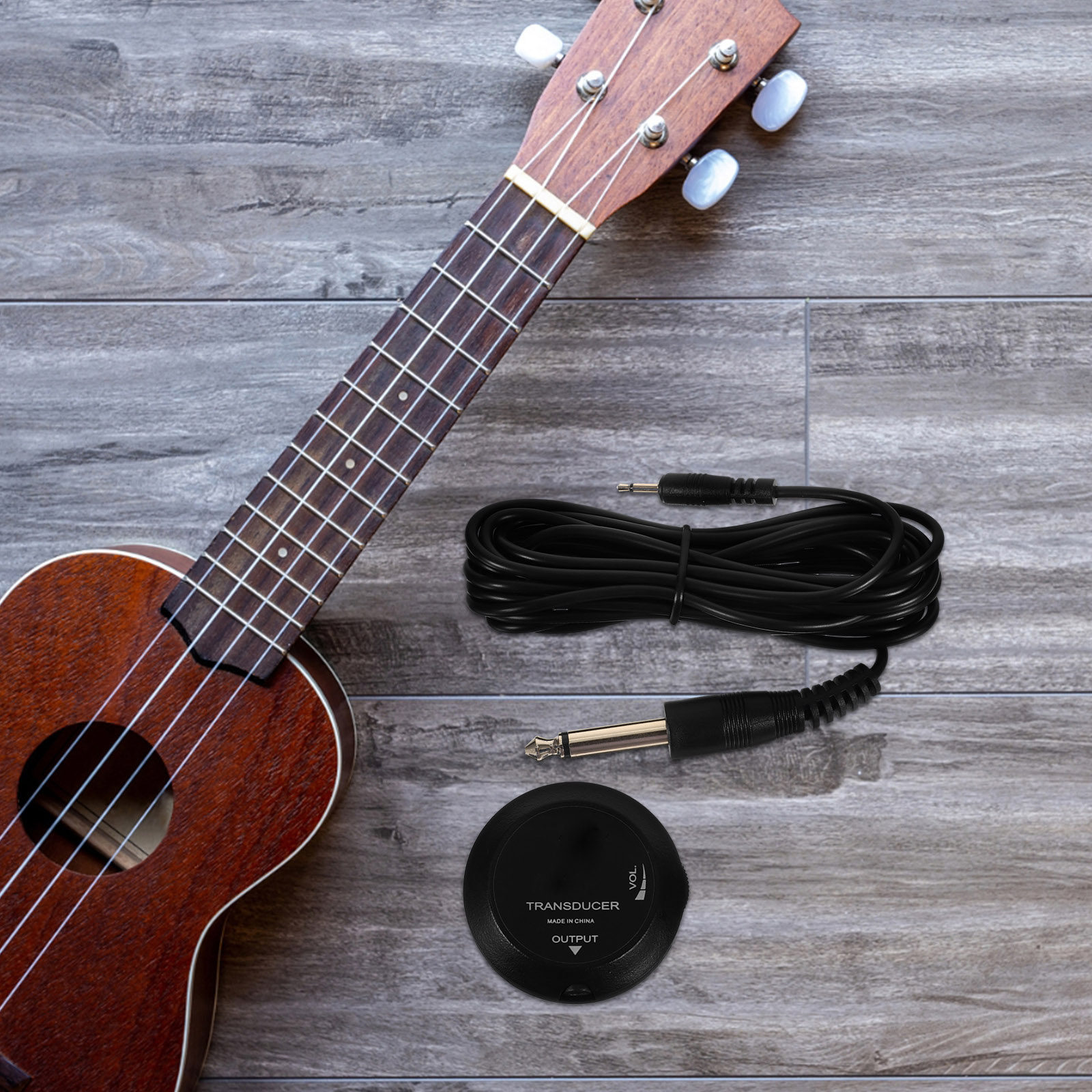 Guitar Pickup Transducer Compa - Musical Instrument Ukulele 评论和价格