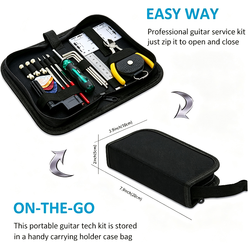 22pcs Guitar Repair Tool Set M - Musical Instrument Repairs 评论和价格