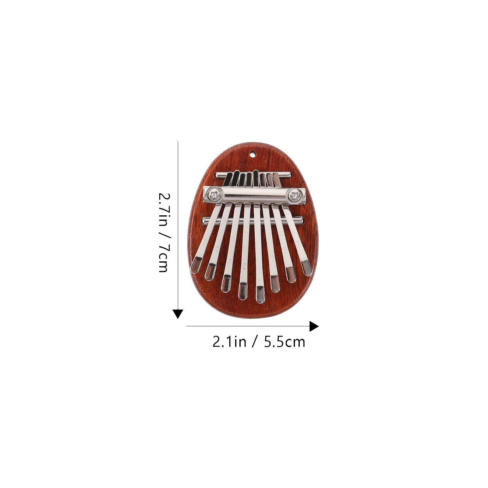 1Set Kalimba Mini 8 Keys Thumb - A Musical Instrument With Keys 评论和价格