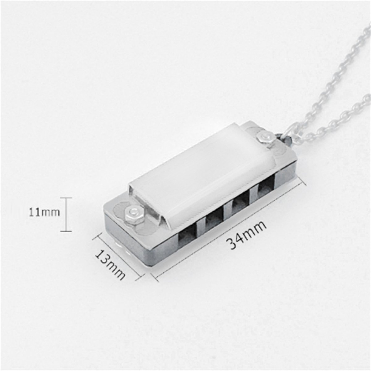 ABXY Mini Harmonica Necklace 4 - Musical Instrument Qin 评论和价格