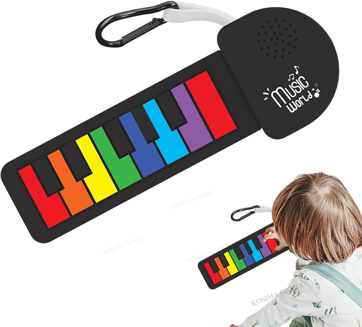 Roll Up Electronic Piano Silic - Musical Instrument Qin 评论和价格
