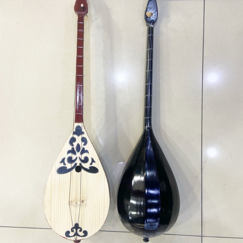 80CM Dombra 2 String Kazakh Et - Musical Instrument Qin 评论和价格