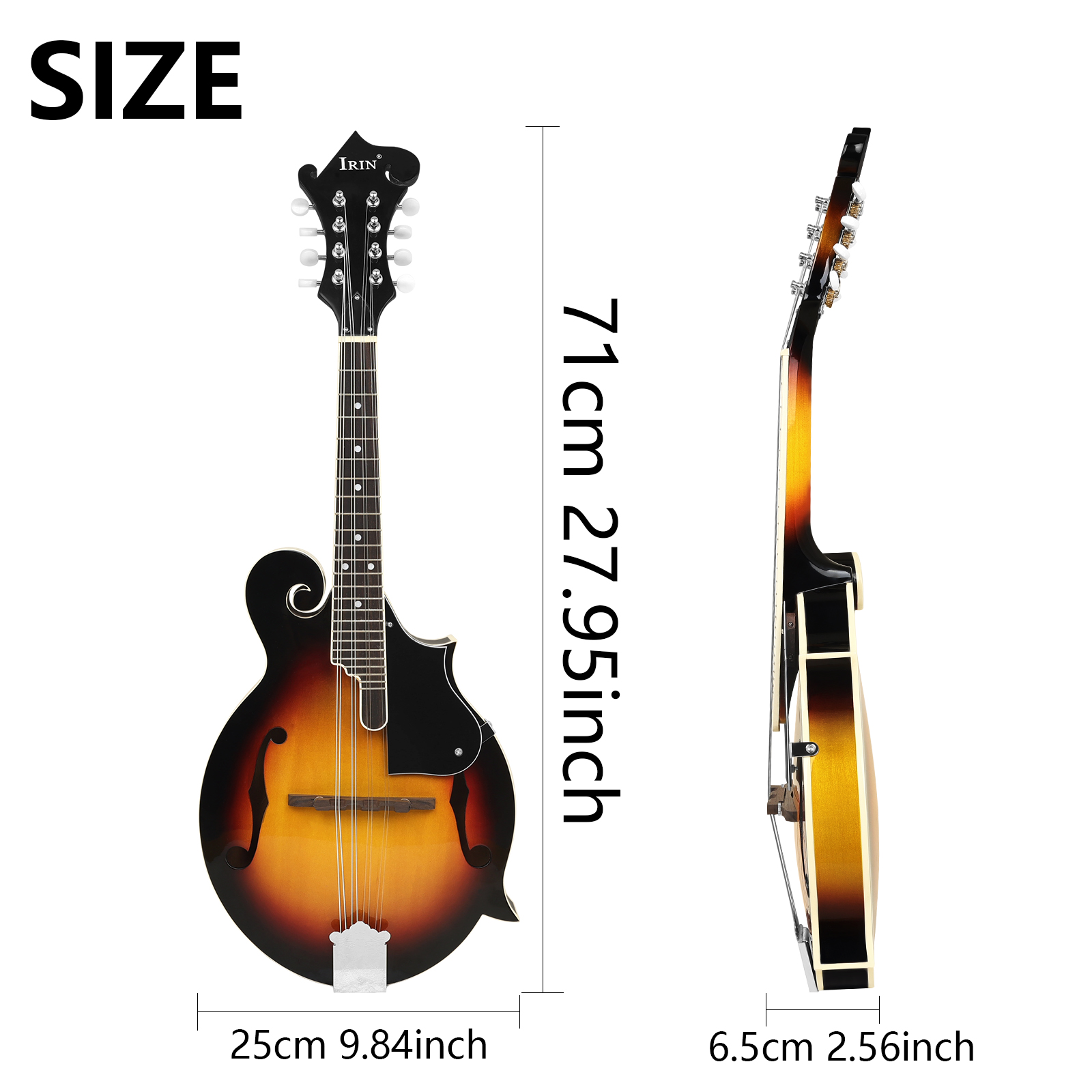 IRIN MD-65 Mandolin Basswood F - Mandolin A Style 评论和价格