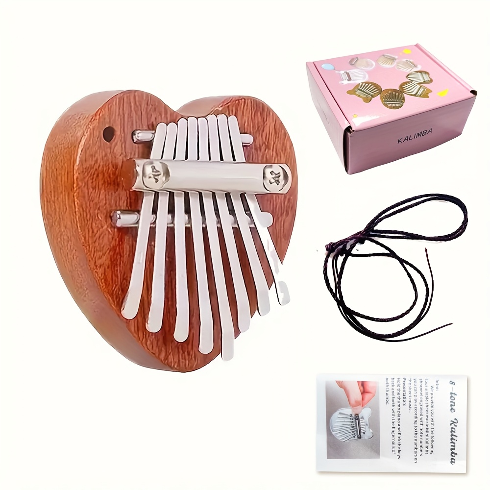 8 Key Mini Wooden Kalimba Pian - A Musical Instrument With Keys 评论和价格