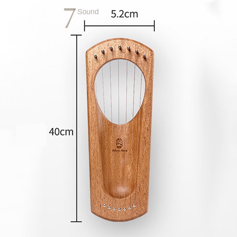 Beech Wood Material Lyre Harp  - Musical Instrument Qin 评论和价格