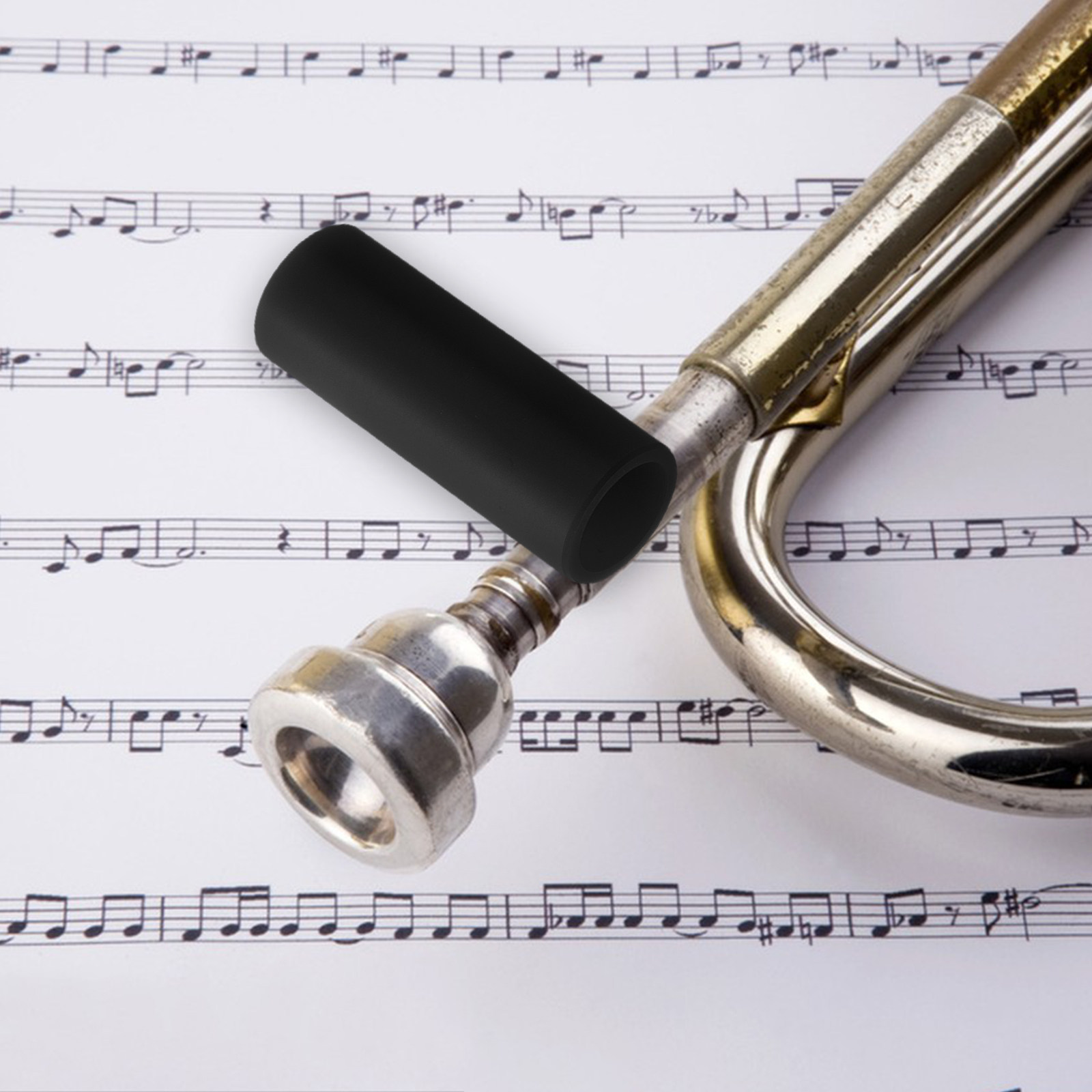Black Cornet Mouthpiece Cap Pr - Musical Instrument Cornet 评论和价格