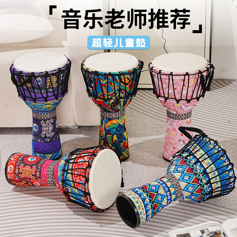 PVC African drum sheepskin 8 i - Musical Instrument With Hand 评论和价格