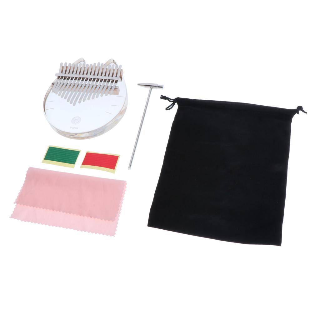 Kalimba 17 Key Acrylic Transpa - A Musical Instrument With Keys 评论和价格