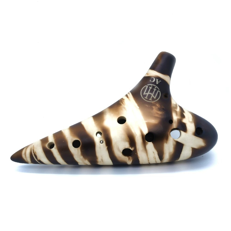 12 Hole Alto C Tone Ocarina Po - Musical Instrument Qin 评论和价格