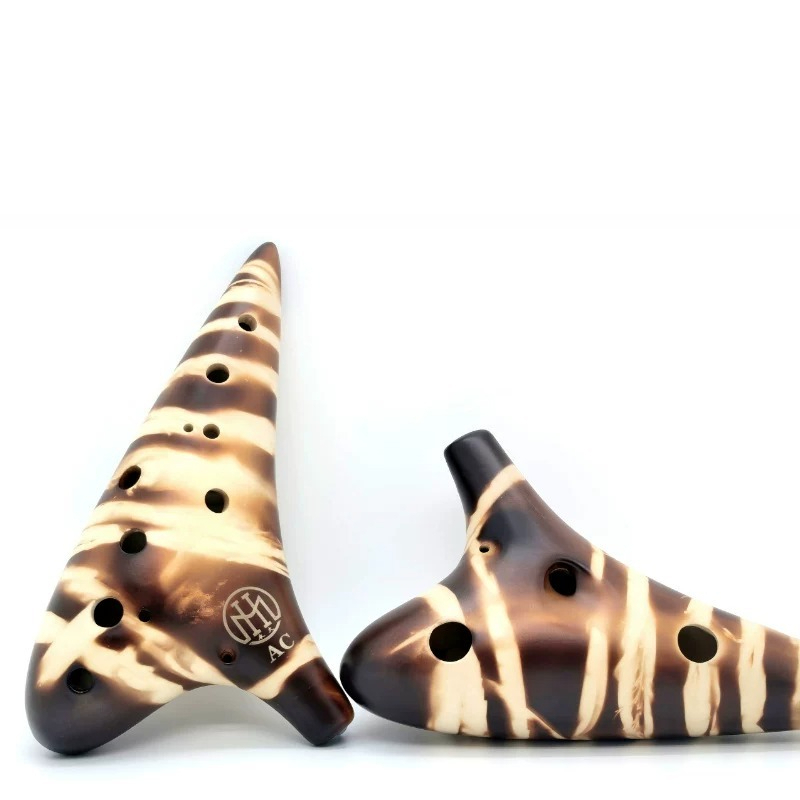 12 Hole Alto C Tone Ocarina Po - Musical Instrument Qin 评论和价格