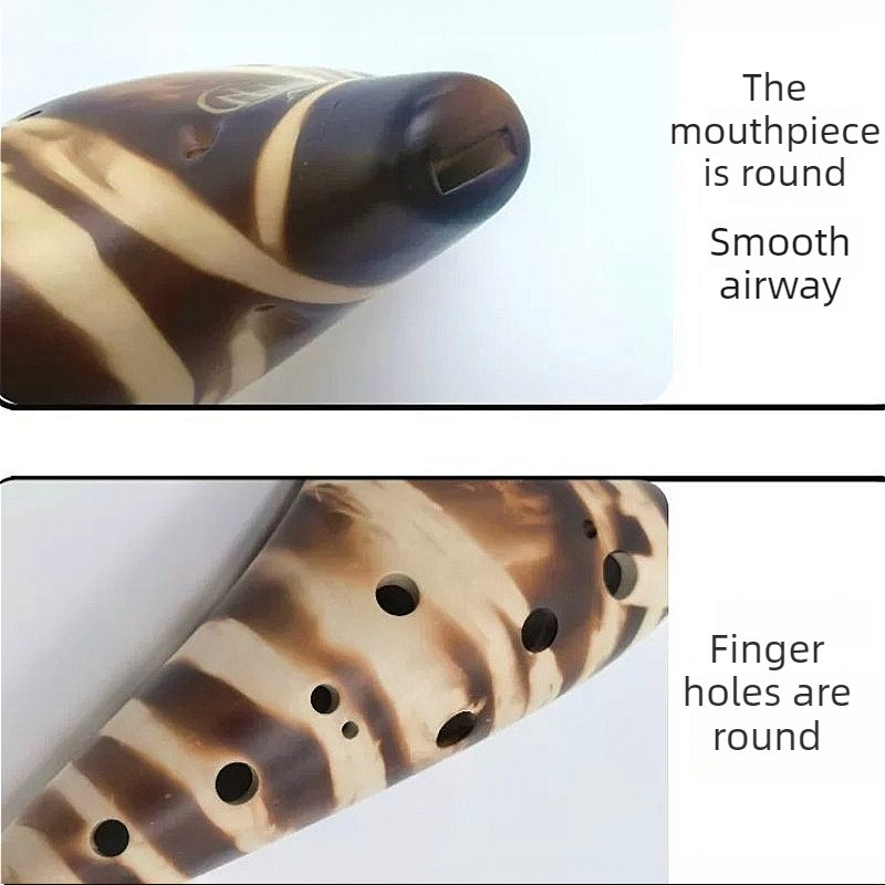 12 Hole Alto C Tone Ocarina Po - Musical Instrument Qin 评论和价格