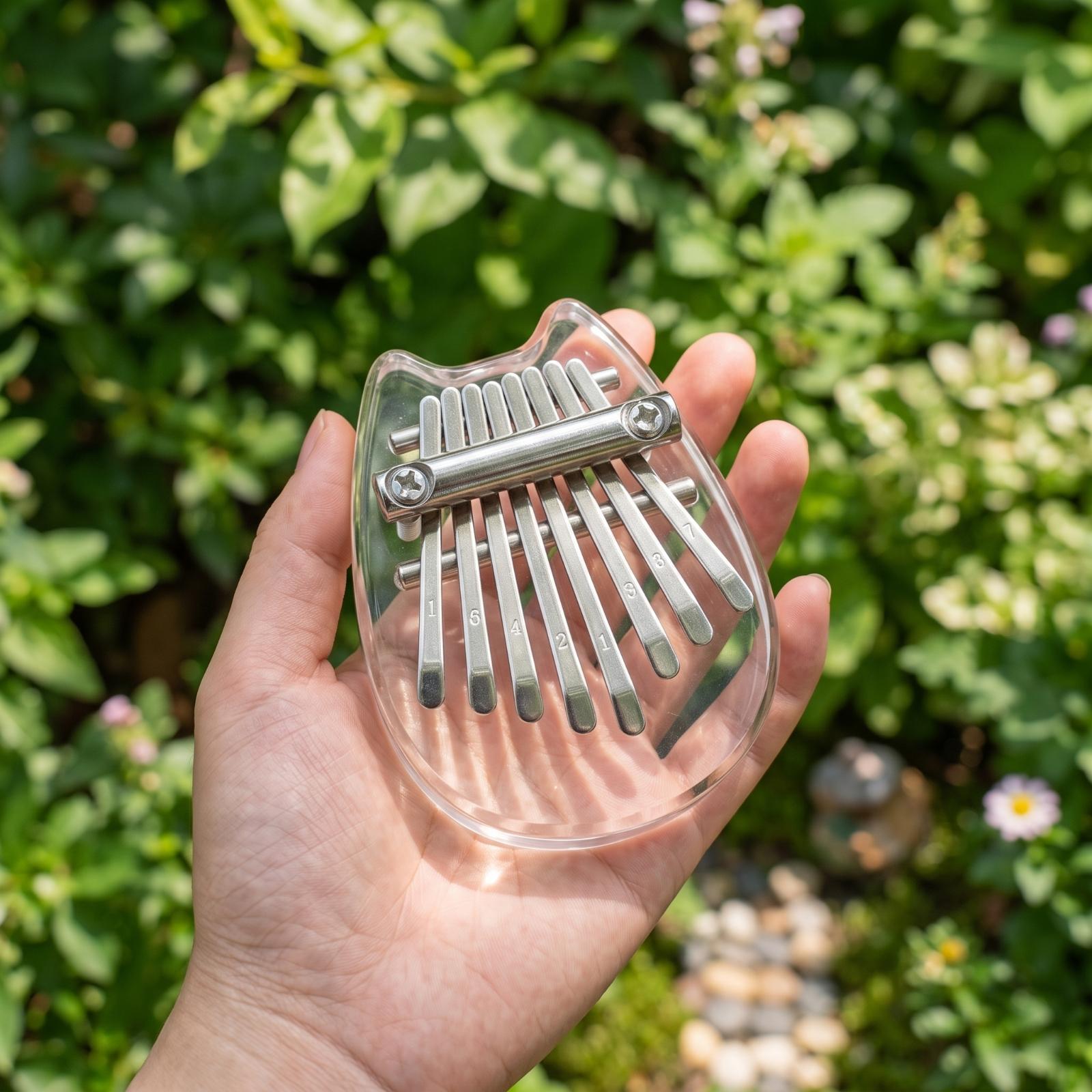 Portable Mini Thumb Piano 8 Ke - A Musical Instrument With Keys 评论和价格